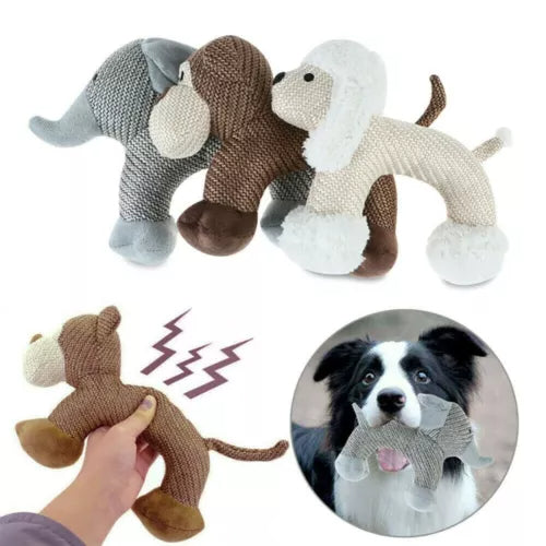 Peluche con sonido para perros Antiestrés