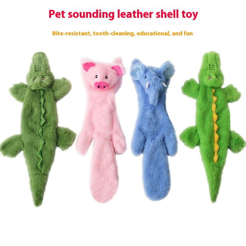 Peluche resistente a mordidas Acabado tipo cuero